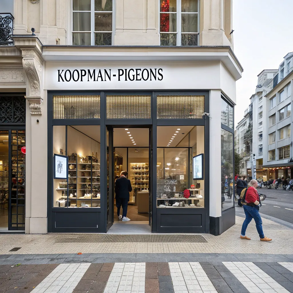 Front view of KOOPMAN-PIGEONS store