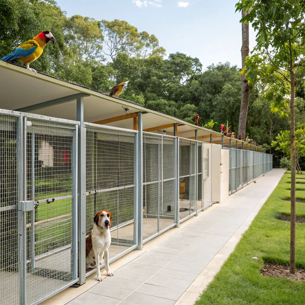 Kennels and Aviaries Display